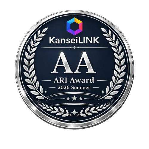 ARI Award 2026 Summer AA certification badge